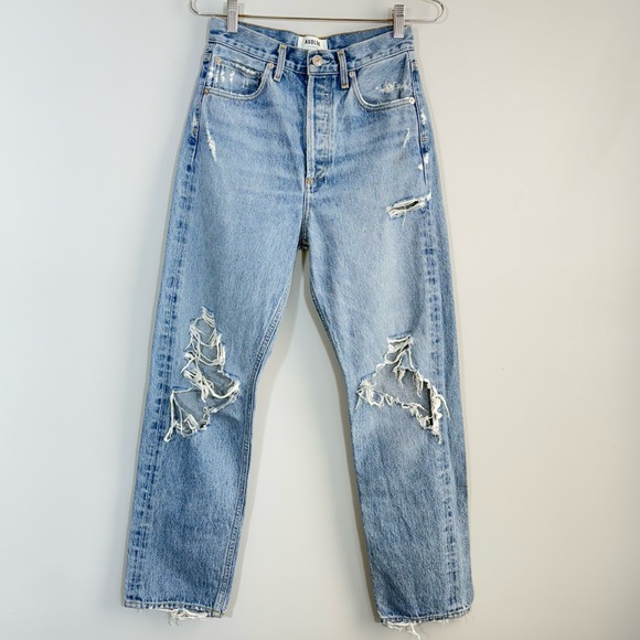 AGOLDE 90s High Rise Loose Fit Jeans Fall Out Wash
Distressed Denim 23 A069C-811 - Picture 7 of 16